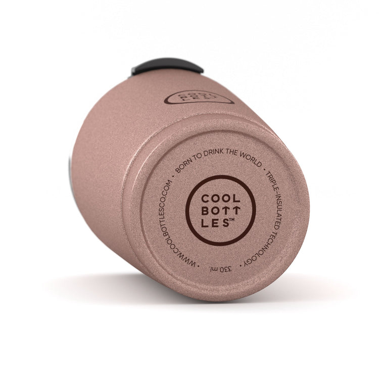 COOL BOTTLES. Stainless steel tumbler Metallic Rose 330ml