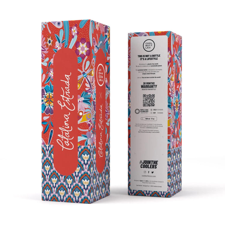COOL BOTTLES. Stainless steel bottle Dragonfly Paradise 500ml