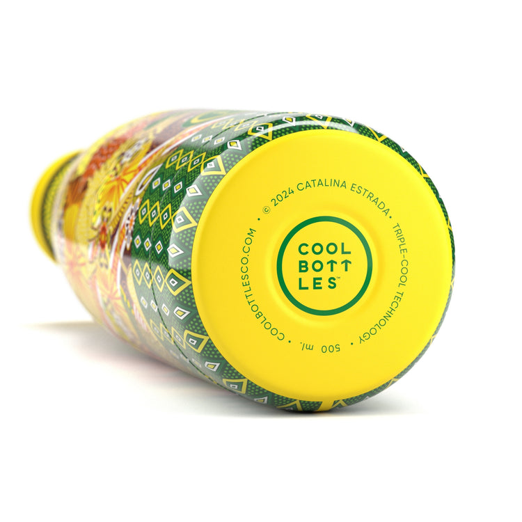 COOL BOTTLES. Ανοξείδωτο μπουκάλι-θερμός Λιοντάρια 500ml