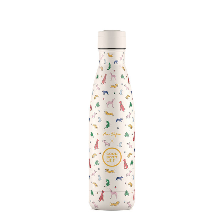 COOL BOTTLES. Ανοξείδωτο μπουκάλι-θερμός Σκυλάκια 500ml