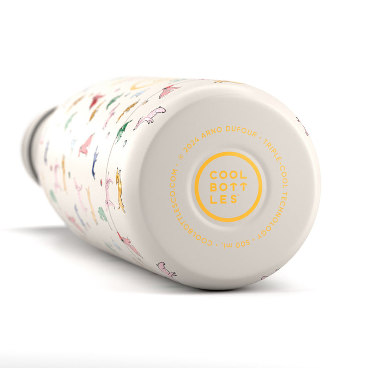 COOL BOTTLES. Ανοξείδωτο μπουκάλι-θερμός Σκυλάκια 500ml