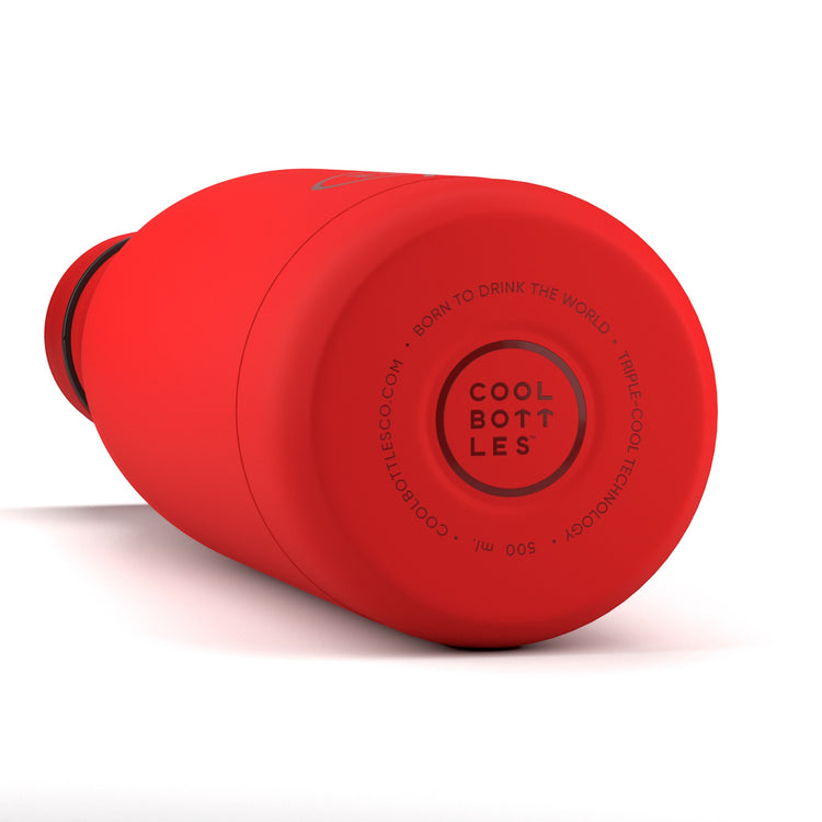 COOL BOTTLES. Stainless steel bottle Vivid Red 500ml