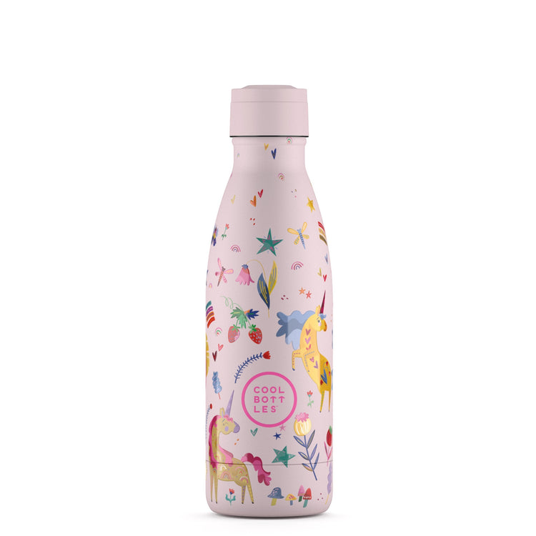 COOL BOTTLES. Ανοξείδωτο παιδικό μπουκάλι Αστείοι Μονόκεροι 350ml