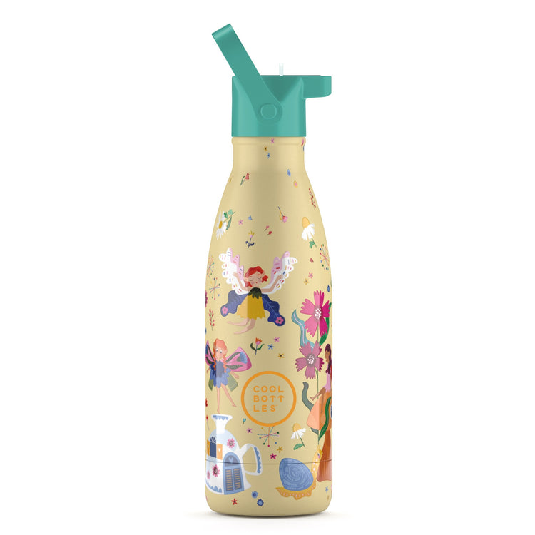 COOL BOTTLES. Ανοξείδωτο παιδικό μπουκάλι Νεράιδες 350ml