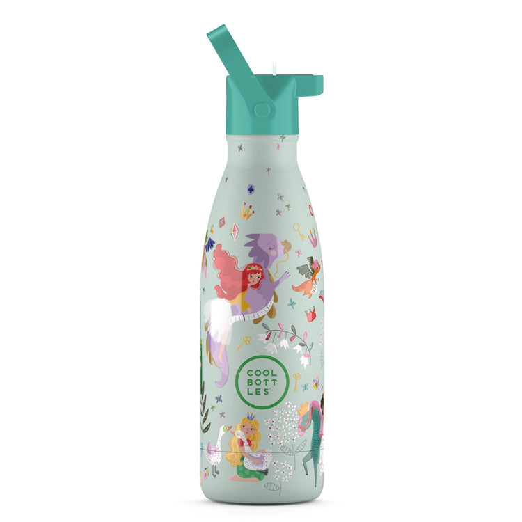 COOL BOTTLES. Ανοξείδωτο παιδικό μπουκάλι Πριγκίπισσες 350ml
