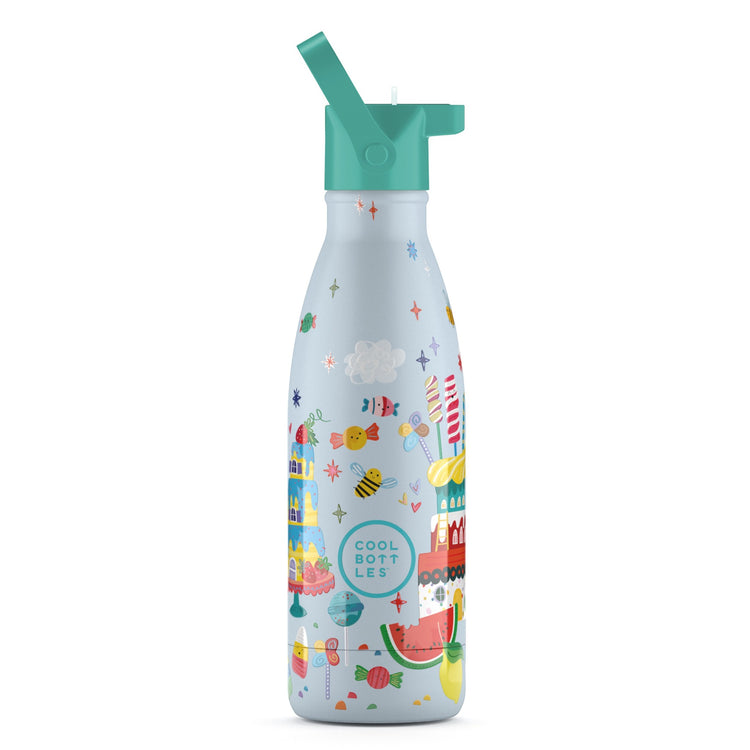 COOL BOTTLES. Ανοξείδωτο παιδικό μπουκάλι Ζαχαρωτά 350ml