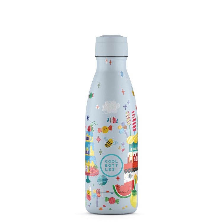 COOL BOTTLES. Ανοξείδωτο παιδικό μπουκάλι Ζαχαρωτά 350ml