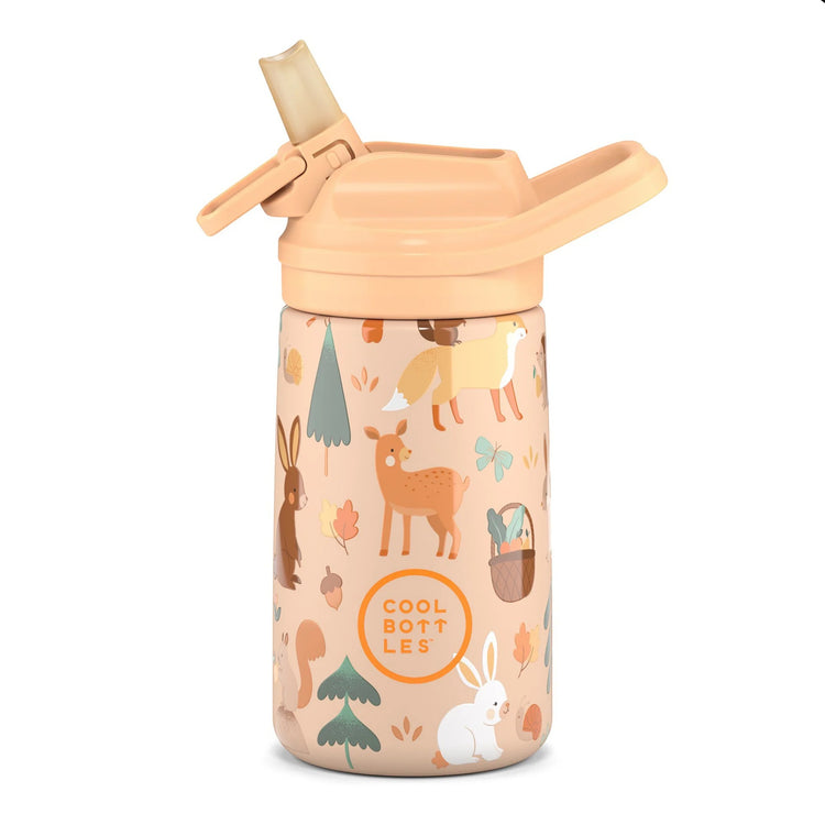 COOL BOTTLES. Ανοξείδωτο παιδικό παγούρι Φίλοι του Δάσους 350ml