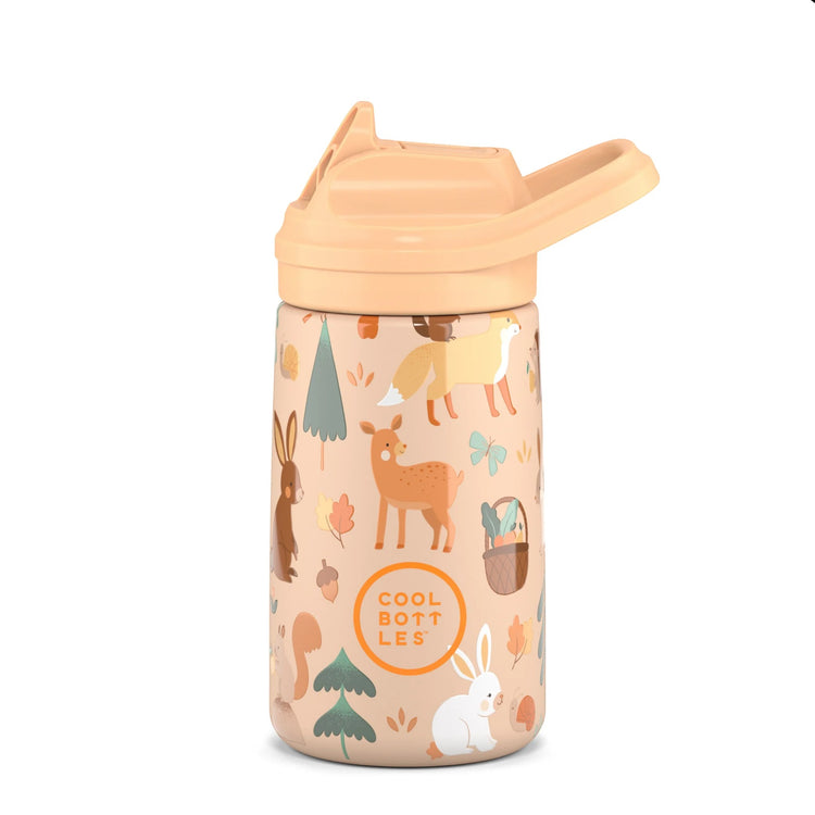 COOL BOTTLES. Ανοξείδωτο παιδικό παγούρι Φίλοι του Δάσους 350ml