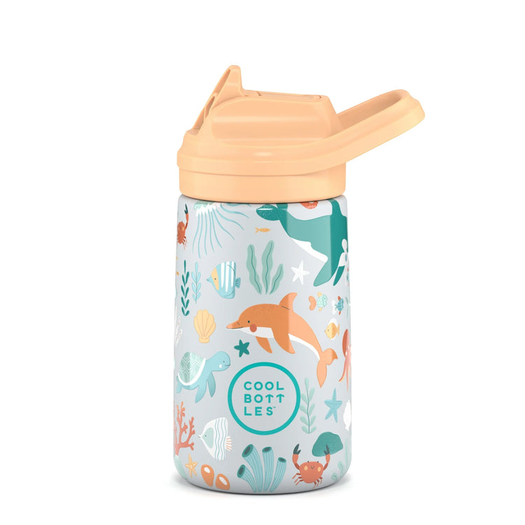 COOL BOTTLES. Ανοξείδωτο παιδικό παγούρι Υποβρύχιος Κόσμος 350ml