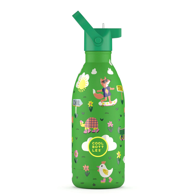 COOL BOTTLES. Ανοξείδωτο παιδικό μπουκάλι Rolling Skaters 500ml