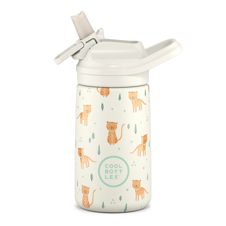 COOL BOTTLES. Ανοξείδωτο παιδικό παγούρι Γατούλες 350ml