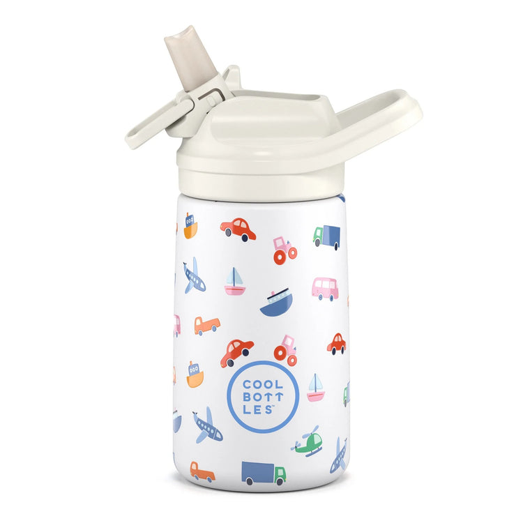 COOL BOTTLES. Ανοξείδωτο παιδικό παγούρι Μικρές Ρόδες 350ml