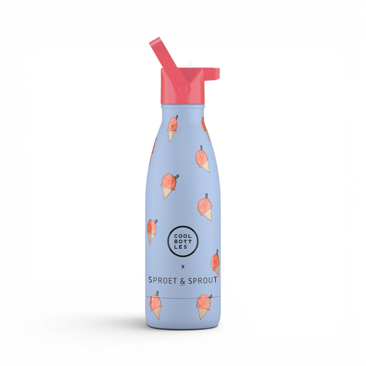 COOL BOTTLES. Ανοξείδωτο παιδικό μπουκάλι Blue Scoop 350ml