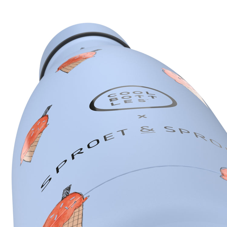 COOL BOTTLES. Ανοξείδωτο παιδικό μπουκάλι Blue Scoop 350ml