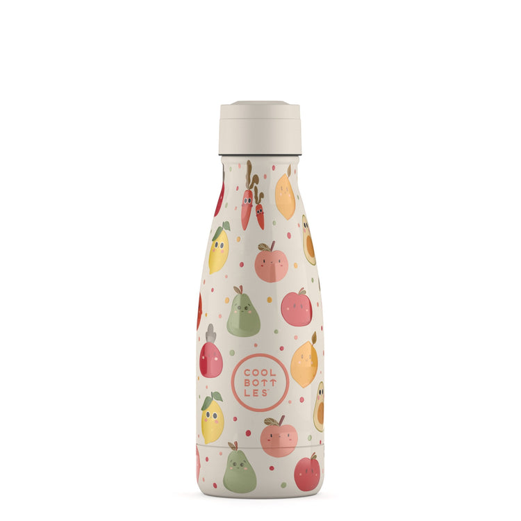 COOL BOTTLES. Ανοξείδωτο παιδικό μπουκάλι Φρούτα 260ml