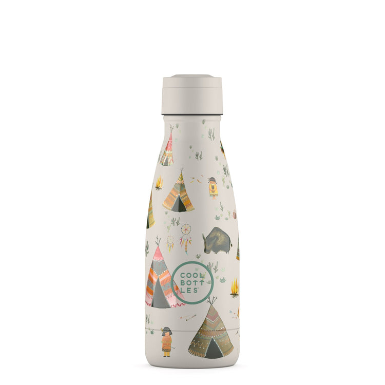 COOL BOTTLES. Ανοξείδωτο παιδικό μπουκάλι Ινδιάνοι 260ml