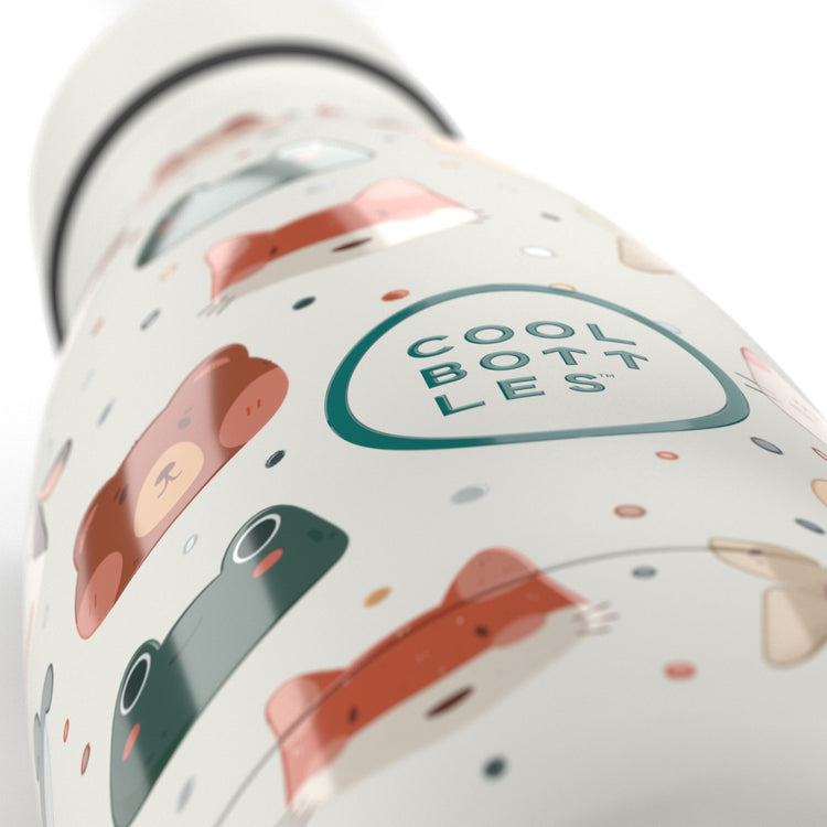 COOL BOTTLES. Ανοξείδωτο παιδικό μπουκάλι Ζωάκια 260ml