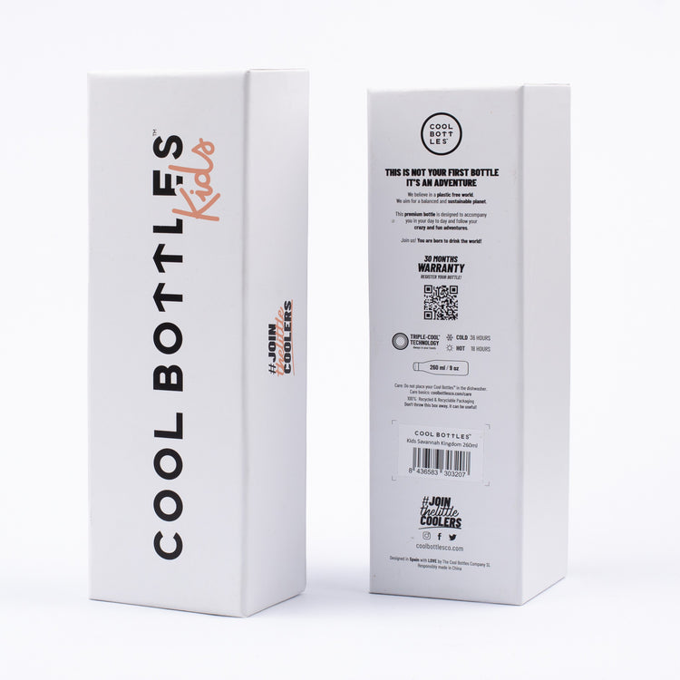 COOL BOTTLES. Ανοξείδωτο παιδικό μπουκάλι Ζωάκια 260ml