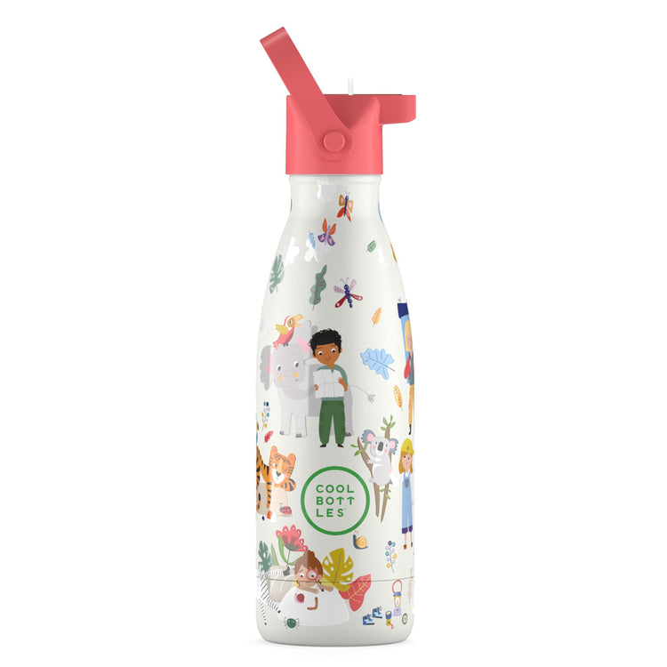 COOL BOTTLES. Ανοξείδωτο παιδικό μπουκάλι Εξερευνητές 350ml