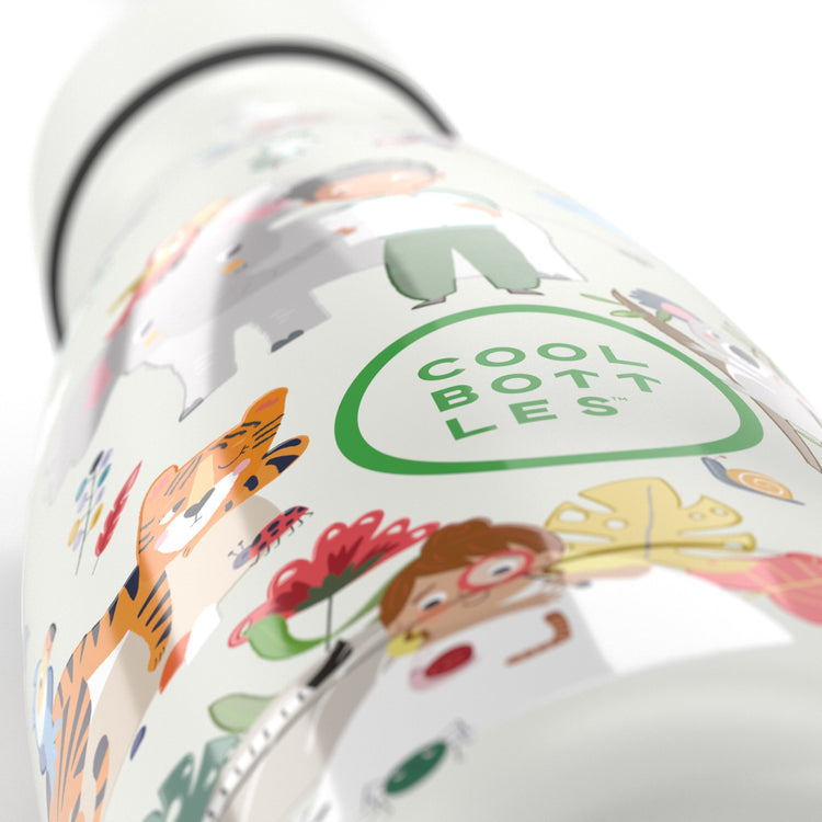 COOL BOTTLES. Ανοξείδωτο παιδικό μπουκάλι Εξερευνητές 350ml