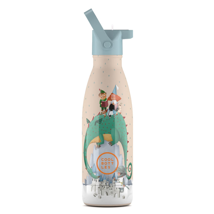 COOL BOTTLES. Ανοξείδωτο παιδικό μπουκάλι Δράκος 350ml