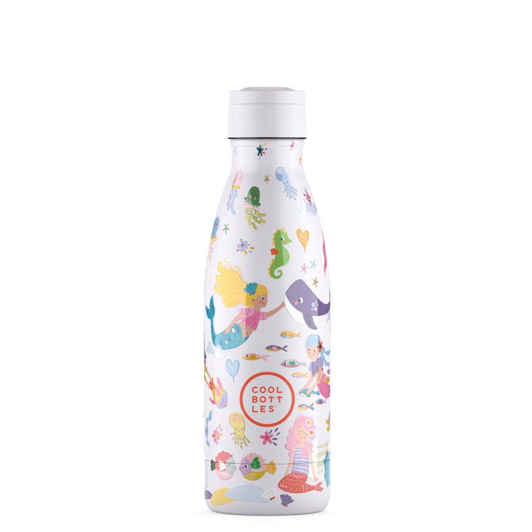 COOL BOTTLES. Ανοξείδωτο παιδικό μπουκάλι Γοργόνες 350ml