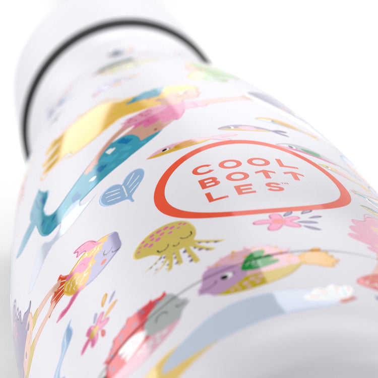 COOL BOTTLES. Ανοξείδωτο παιδικό μπουκάλι Γοργόνες 350ml