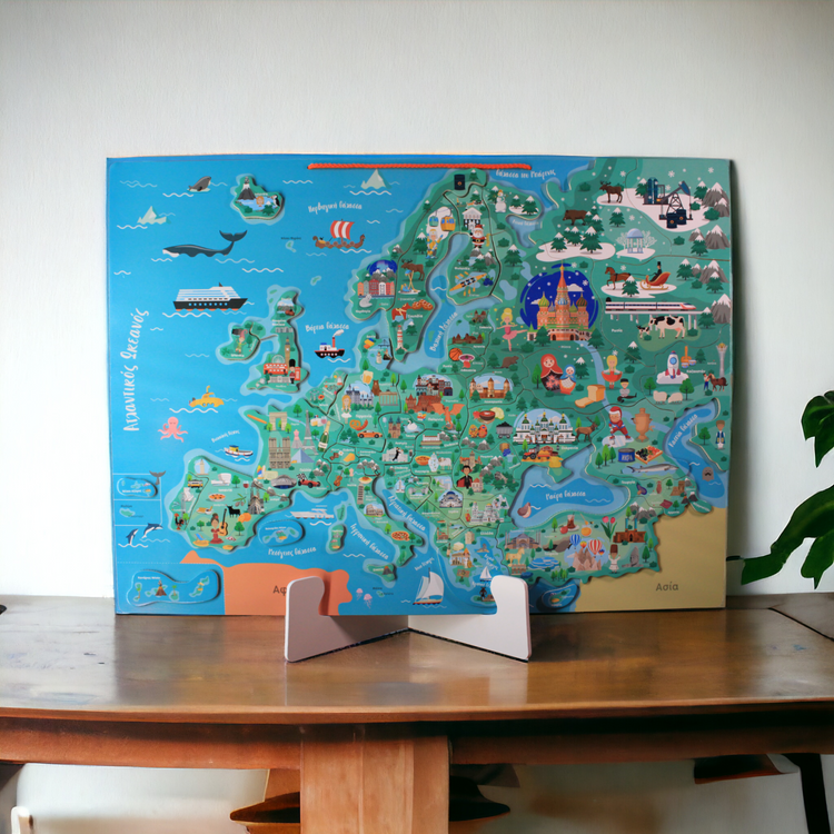 Cozykids - Magnetic puzzle Map Europe