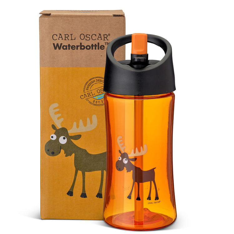 CARL OSCAR. Water Bottle 350ml - Orange-Moose