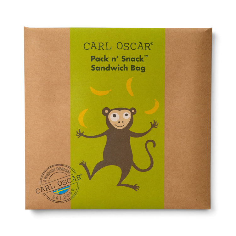 CARL OSCAR. Ισοθερμική θήκη για σάντουιτς Pack n’ Snack Μαϊμού – Λάιμ