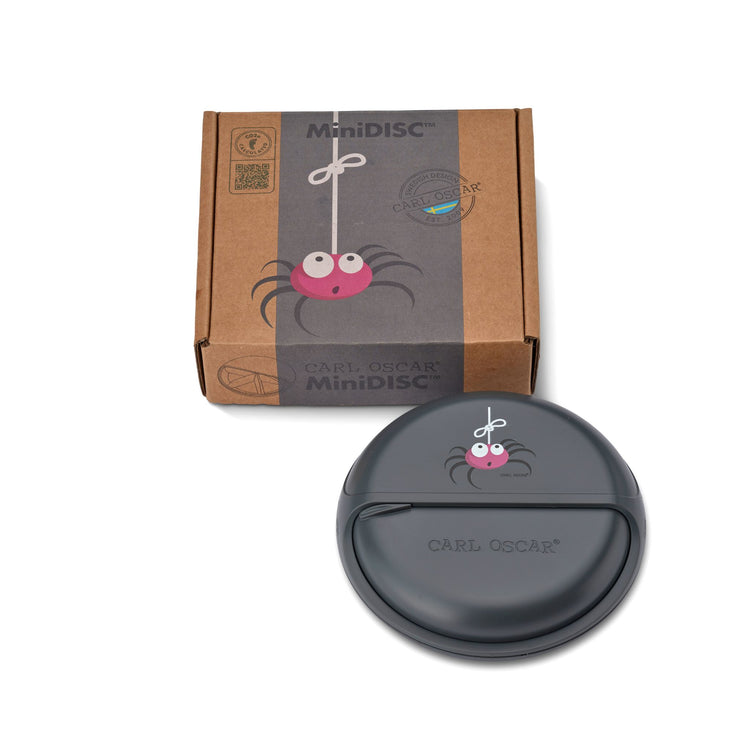 CARL OSCAR. MiniDISC™ Lunch box O12cm Spider - Grey