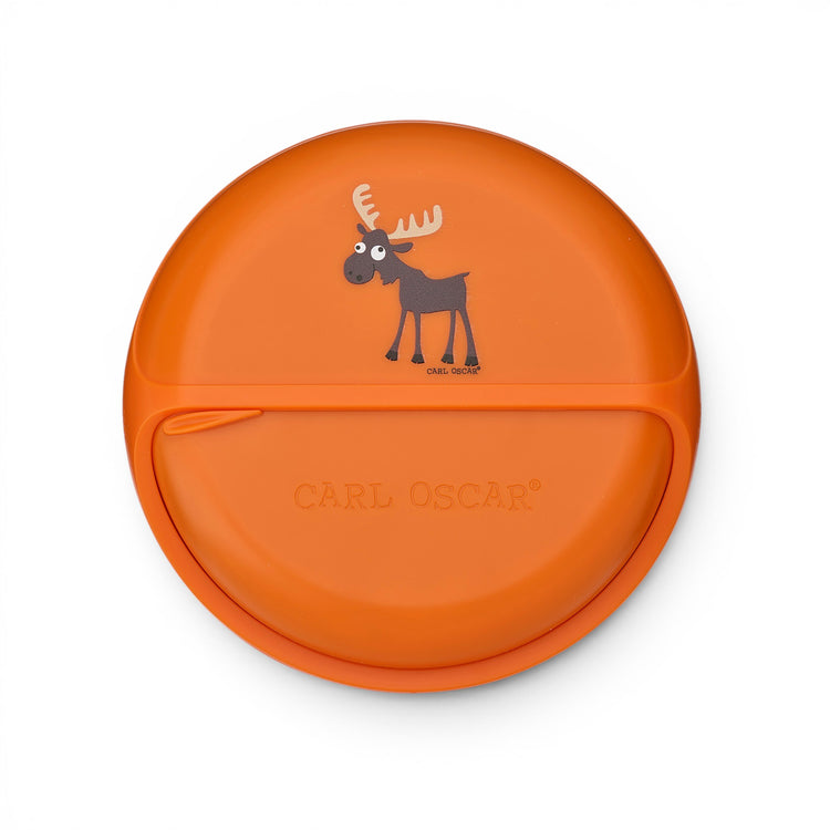CARL OSCAR. MiniDISC™ Lunch box O12cm Moose - Orange