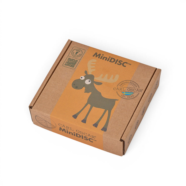 CARL OSCAR. MiniDISC™ Lunch box O12cm Moose - Orange
