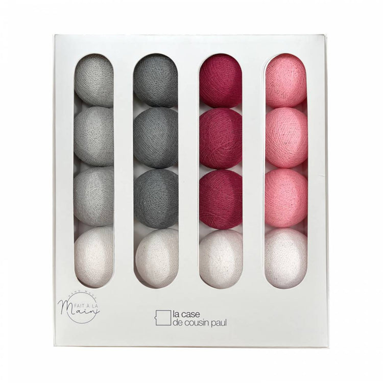 LA CASE DE COUSIN PAUL. String lights 16 balls Les Demoiselles