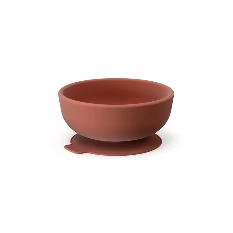 EKOBO. Silicone Suction Bowl - Terracotta