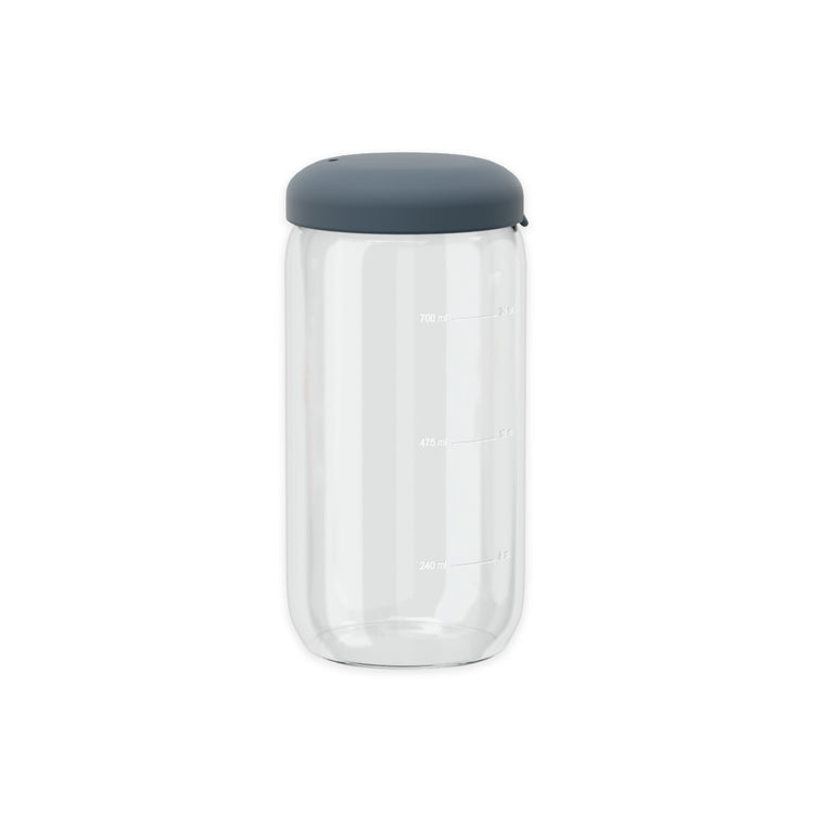 EKOBO. Pronto Food Storage Jar in Borosilicate Glass 750 ml - Storm