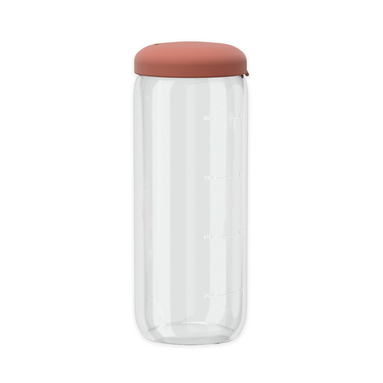 EKOBO. Γυάλινο δοχείο αποθήκευσης 1000ml - Terracotta