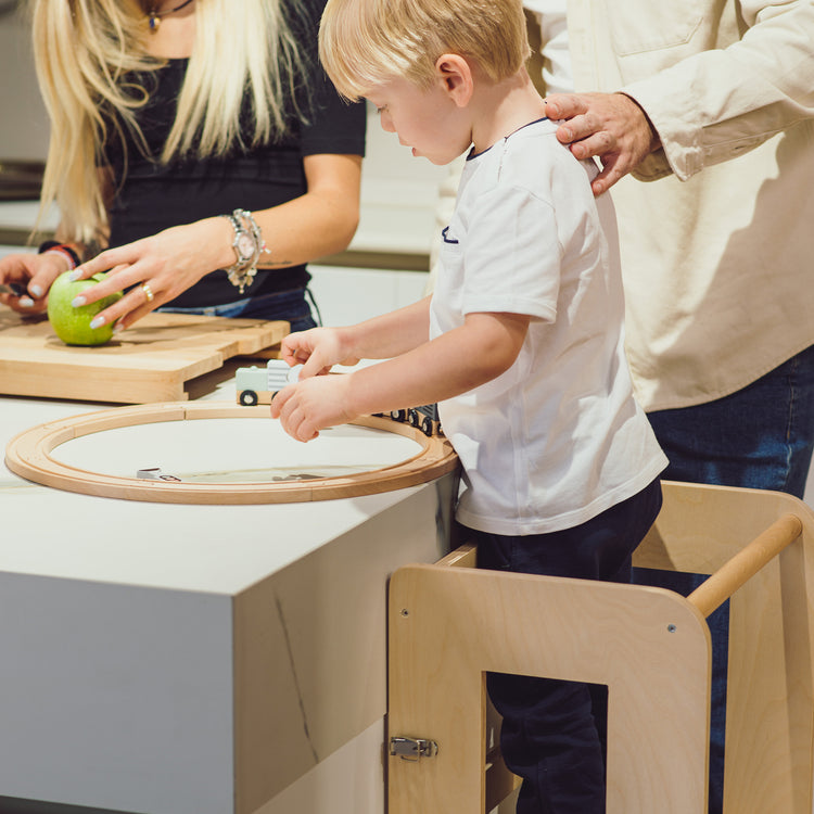 FAMILY NATION. Πύργος Εκμάθησης Montessori 2 σε 1 - Φυσικό