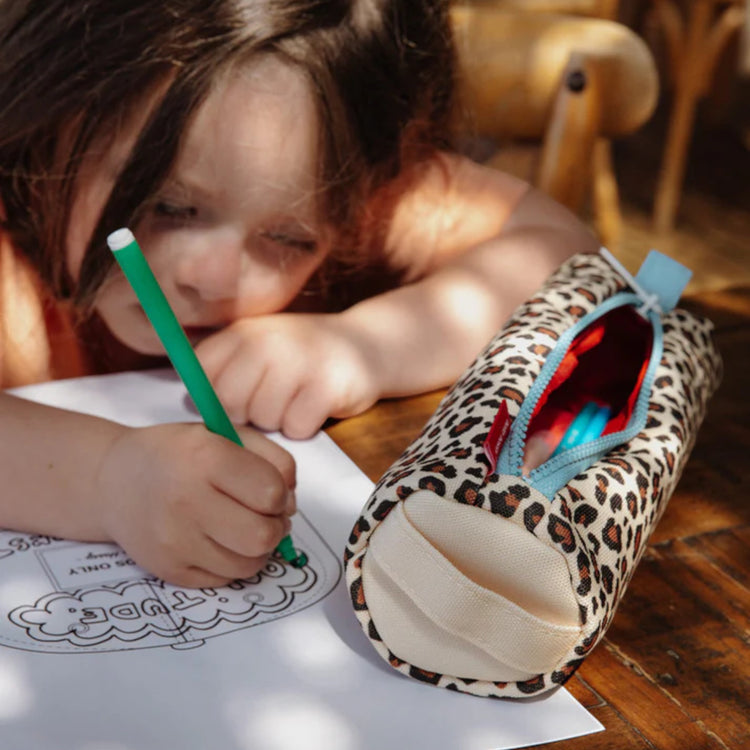HELLO HOSSY. Leopard Pencil Case