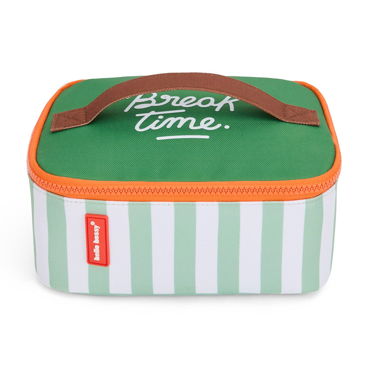 HELLO HOSSY. Τσάντα μεταφοράς φαγητού Green Stripes