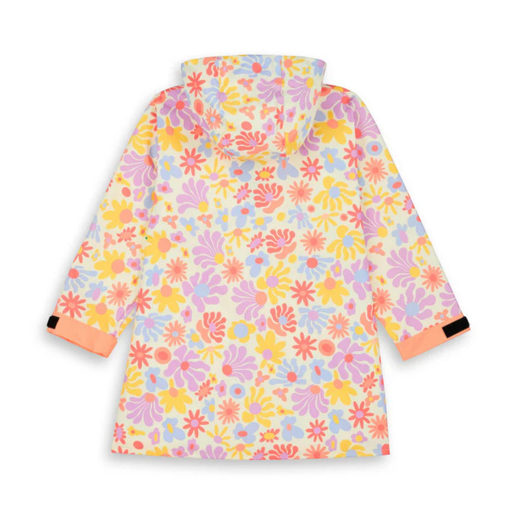 HELLO HOSSY. Poncho Retro Flowers - 7-9 years