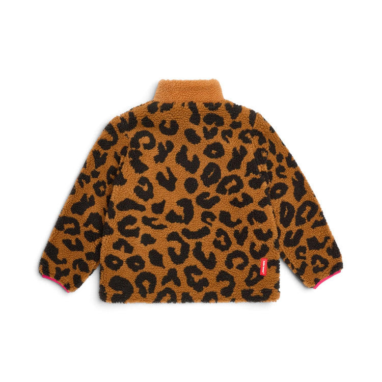HELLO HOSSY. Fleece Jacket Leopard