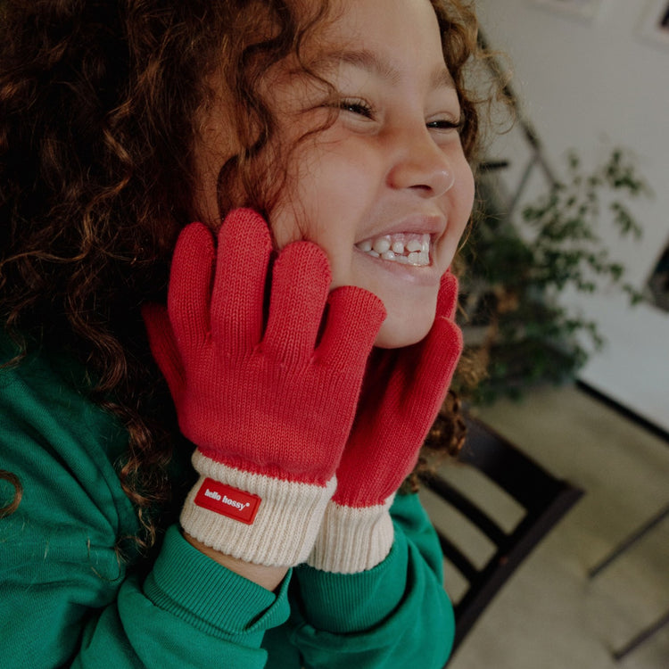 HELLO HOSSY. Gloves Handy Framboise