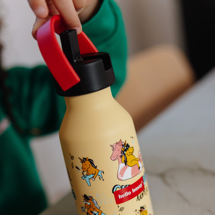 HELLO HOSSY. Water bottle Unicorn 350 ml