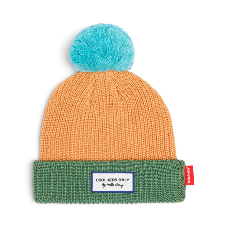 HELLO HOSSY. Color Block Outback beanie