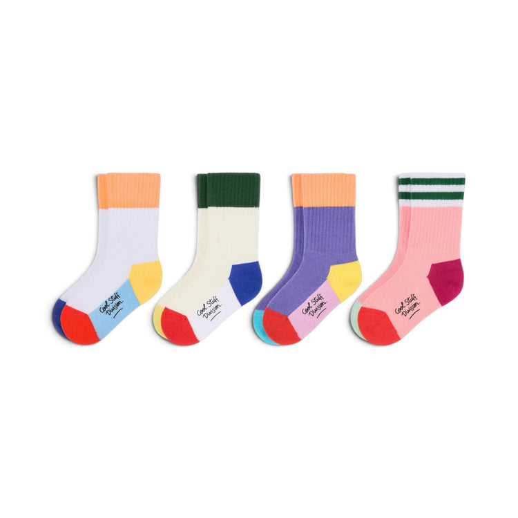 HELLO HOSSY. Σετ 4 ζευγάρια κάλτσες Mini Color Pop