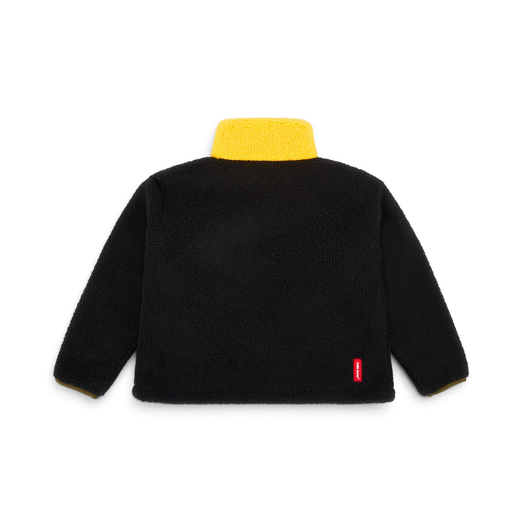 HELLO HOSSY. Fleece Jacket Midnight Lemon