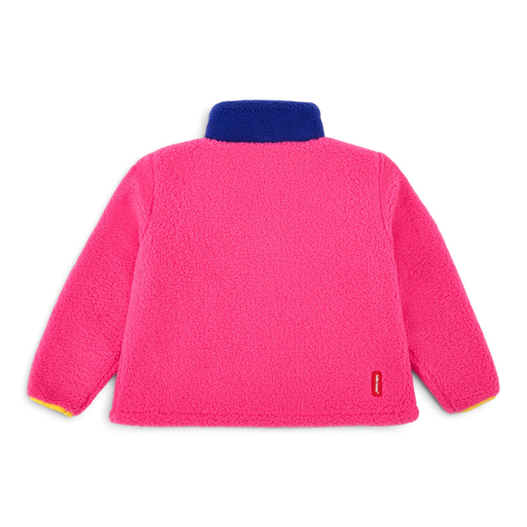 HELLO HOSSY. Fleece Jacket Fuchsia