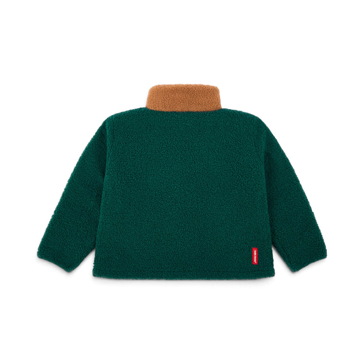HELLO HOSSY. Fleece Jacket Duck Blue